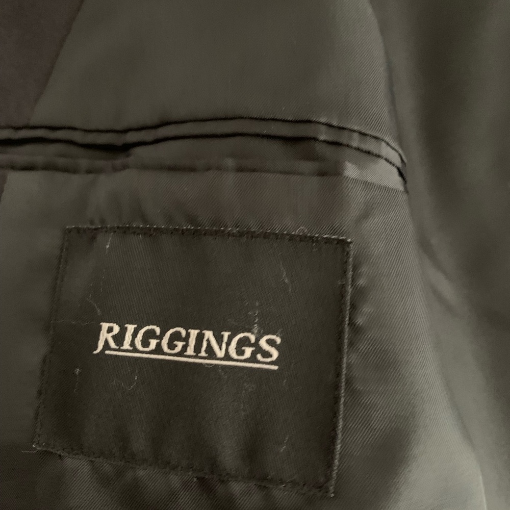 J Riggins men’s black suede jacket size 46 R - Picture 3 of 3